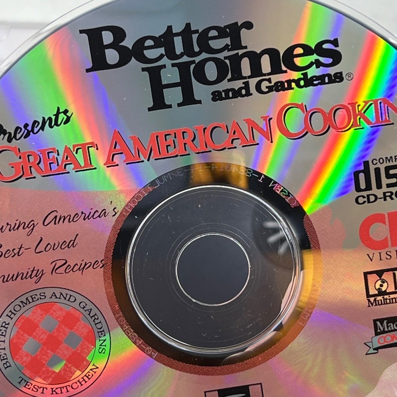 Better Homes and Gardens Presents Great American Cooking (1995, Cd-ROM) Cookbook gallery