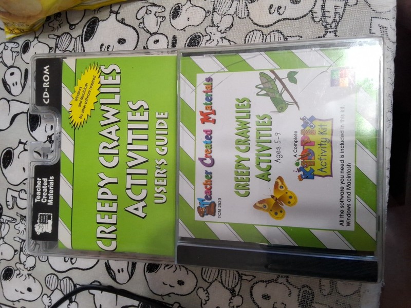 Creepy Crawlies Activities New CD Rom Teacher Created Materials Activity Kit