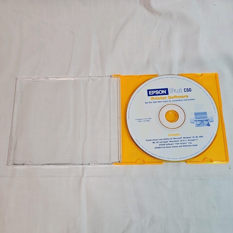 EPSON Stylus C60 Series Printer Software Drivers and Utilities Disc - Loads gallery