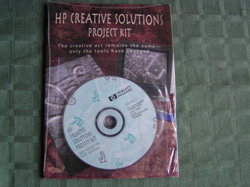 HP Creative Solutions Project Kit Version 1.1 For Windows 95 System Only 1997 CD