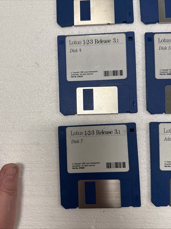 9 3.5” Disks - Best Of Lotus 1-2-3 Release 3.1 Add In Support - untested!! gallery