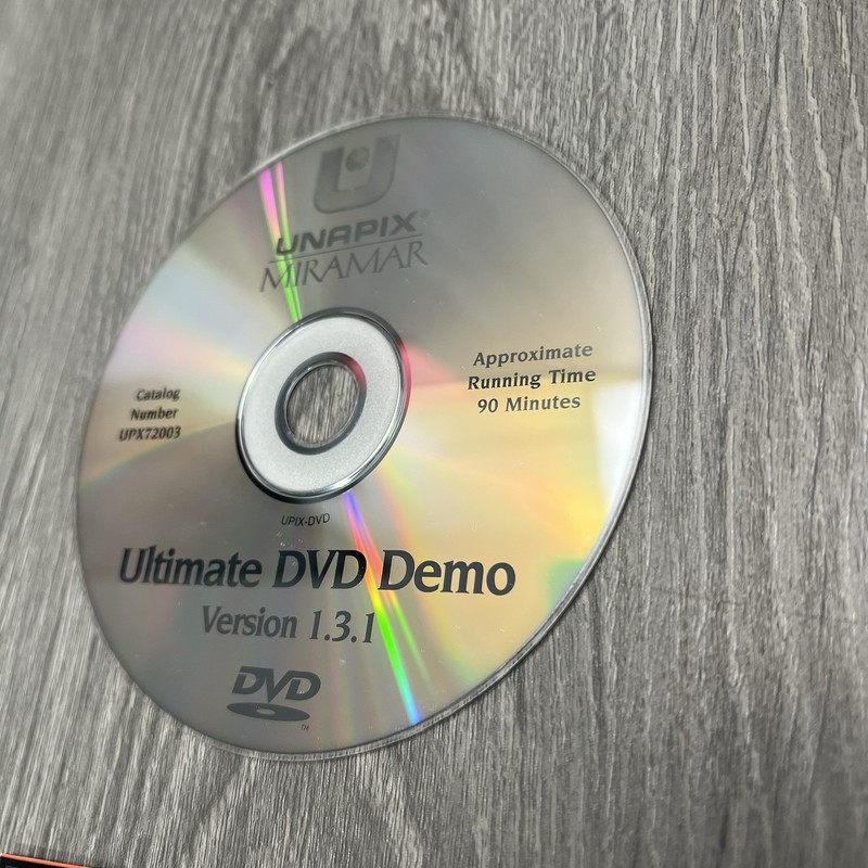 Ultimate Dvd Demo PC Cd Rom version 1.3.1 - MISSING CASE gallery