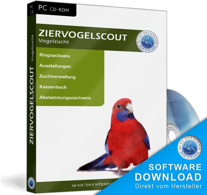 Voglezucht Software, Wellensittich,Exoten,Ziervögel,Kanarienvögel,Papagei,Finken