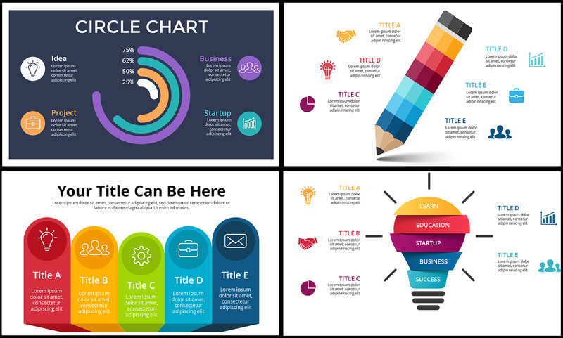 400+ PowerPoint Infographic slides with fast delivery gallery