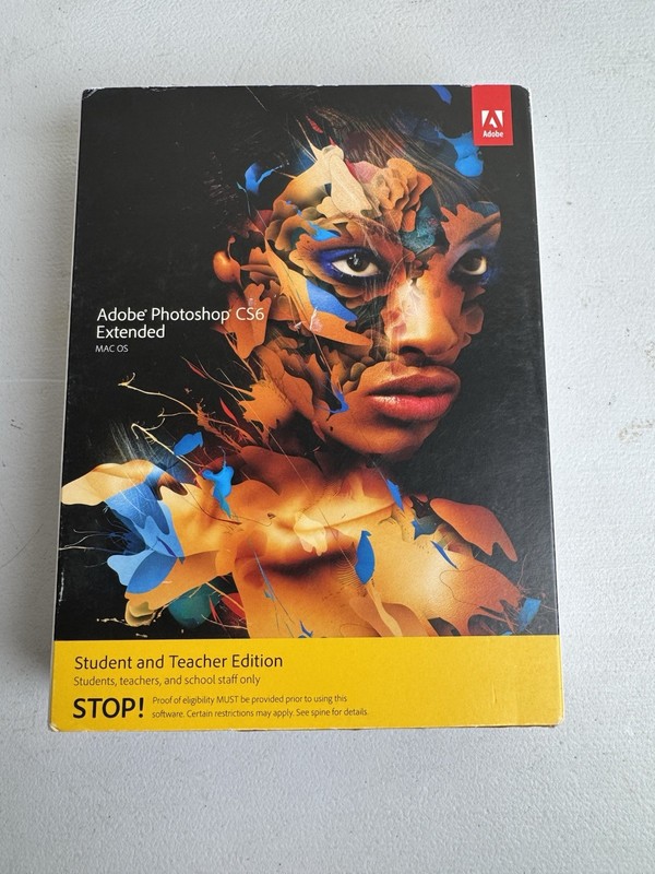 ADOBE PHOTOSHOP CS6 EXTENDED (FOR MAC OS) student & teacher edition