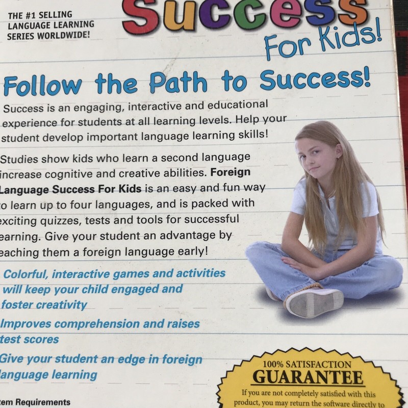 Foreign Language Success Kids 6-12 CD ROM 2008Win/Mac Spanish French German Ital gallery