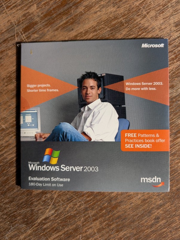 Microsoft Windows Server 2003 - Unopened Evaluation Software CD gallery