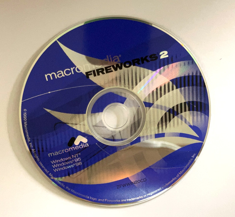 Macromedia Fireworks 2 Windows NT/95/98 - Vintage CD Software gallery