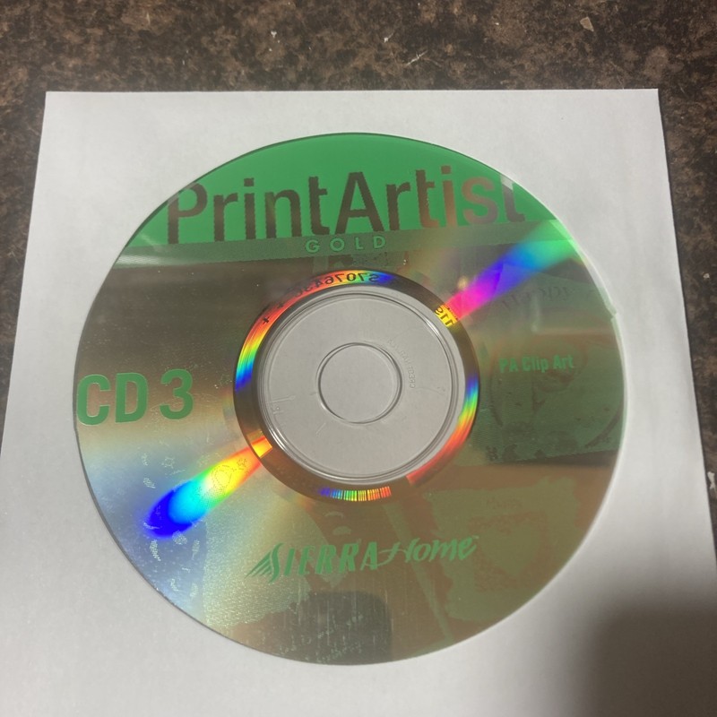 PrintArtist Gold Sierra Home 8.0 4 CD Set Windows 95 98 + Special Edition PC gallery