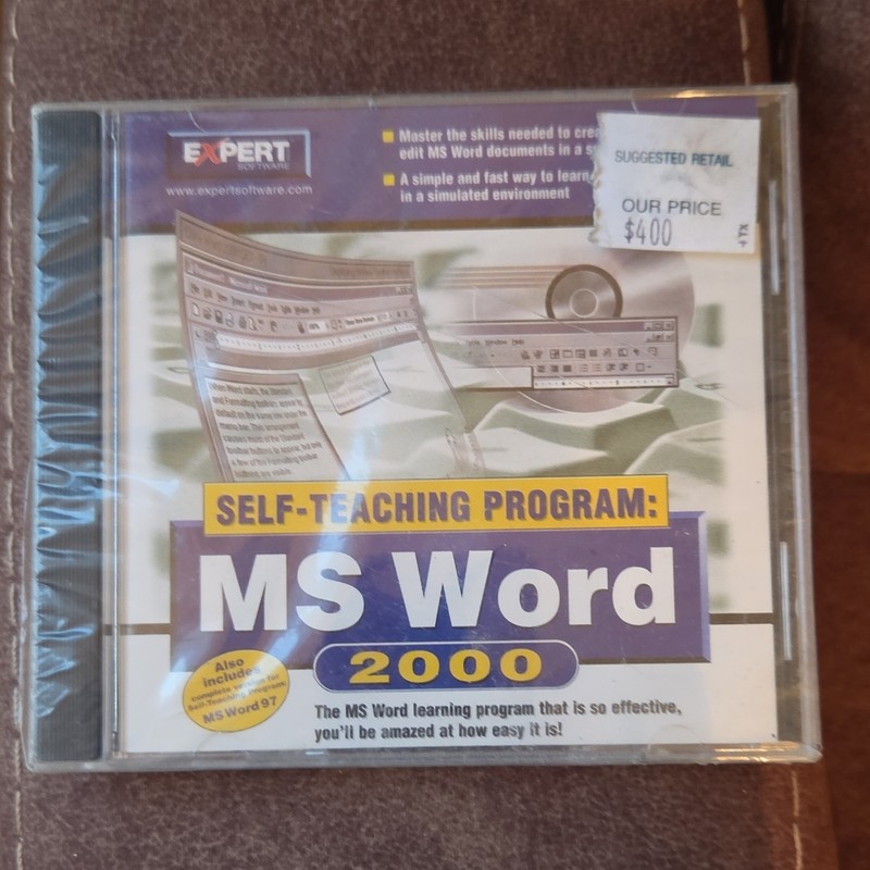 Expert Software MS Word 2000 Training CD-ROM for Windows 98, English