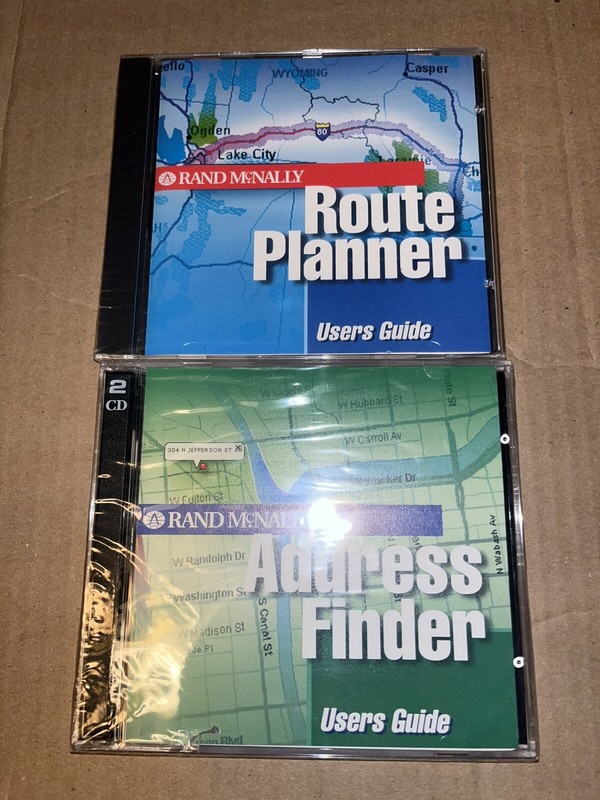 Vintage 1997 Rand McNally PC Route Planner And Address Finder New Sealed