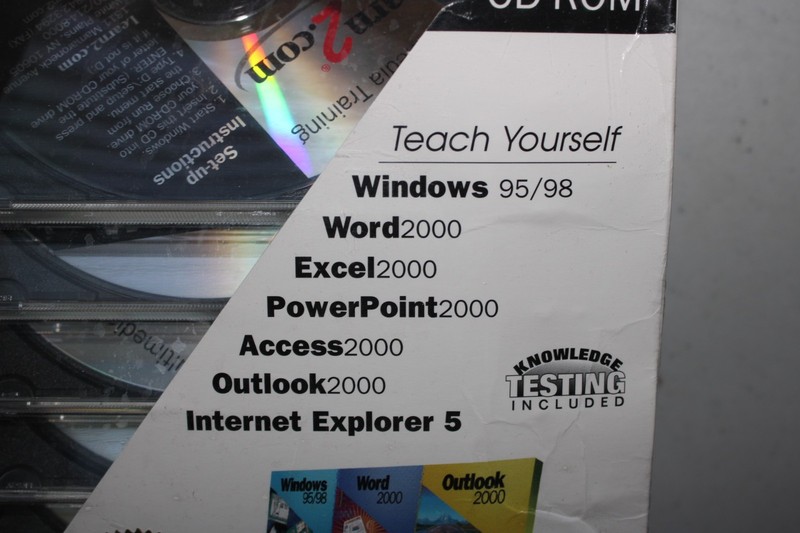 New Sealed Microsoft Office 2000 Training 7 CD Set Multimedia Training Tutorial gallery