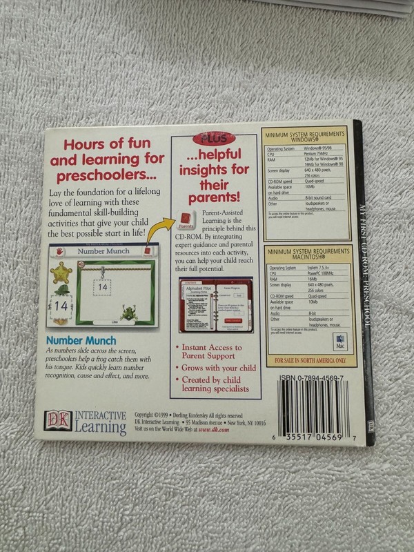 My First Cd Rom Preschool Pc 1999 Windows & Macintosh gallery