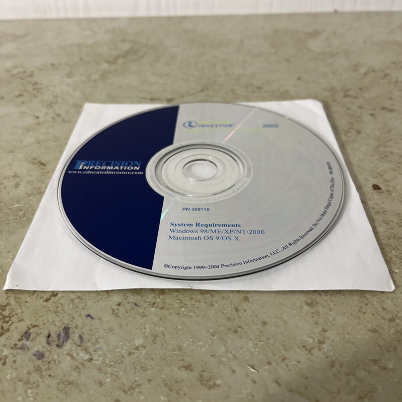 Precision Information Educated Investor 2005 Guide to Personal Finance (PC/MAC) gallery