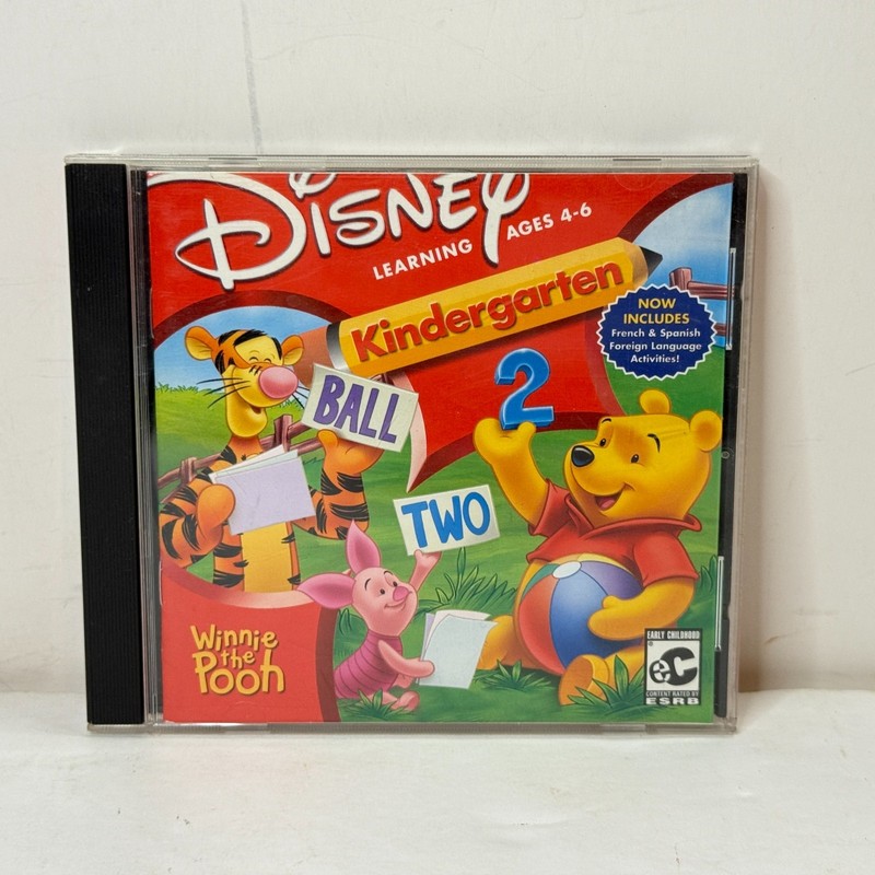 Disney Winnie The Pooh Kindergarten Learning Ages 4-6 Win 95 *BUY 2 GET 2 FREE*