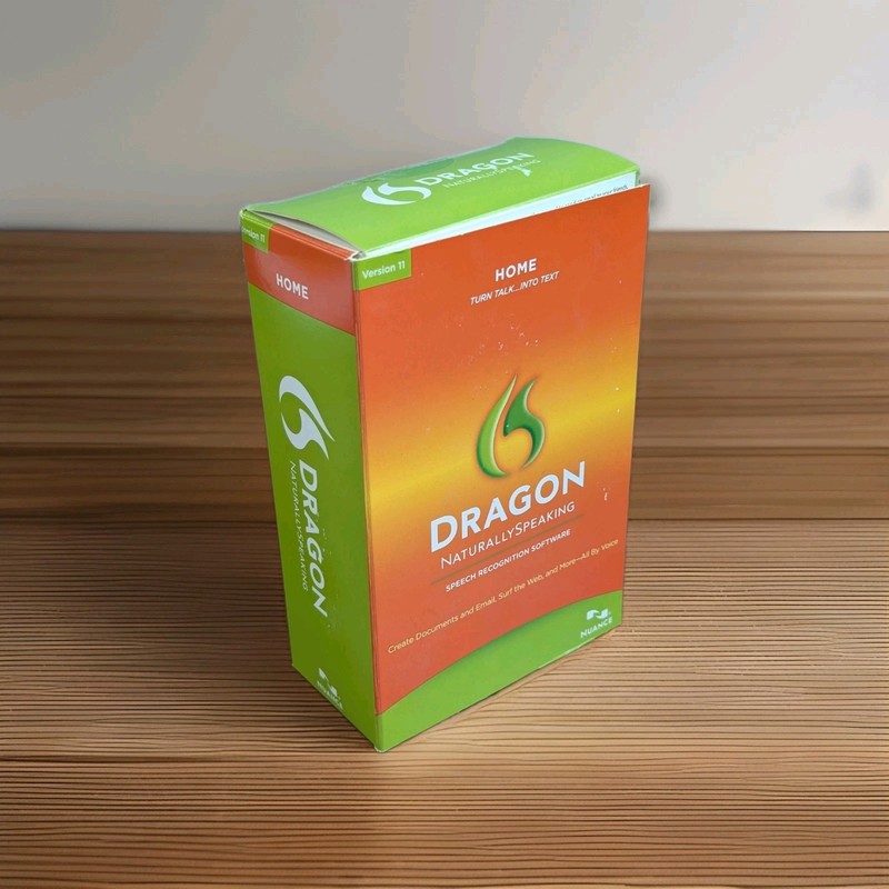 Dragon NaturallySpeaking Home Version 11 Speech Software Microphone Windows 7