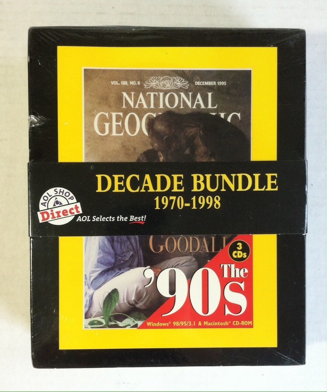 National Geographic DECADE BUNDLE (1970 – 1998) Vol. 8 9 10 (9 CDs) SEALED