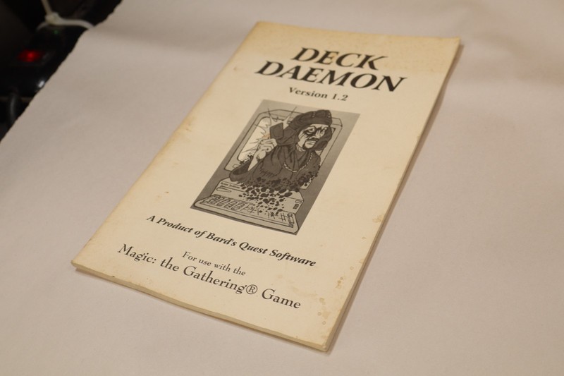 Magic The Gathering Game Deck Daemon Ver 1.2 PC Game Manual Bard’s Quest