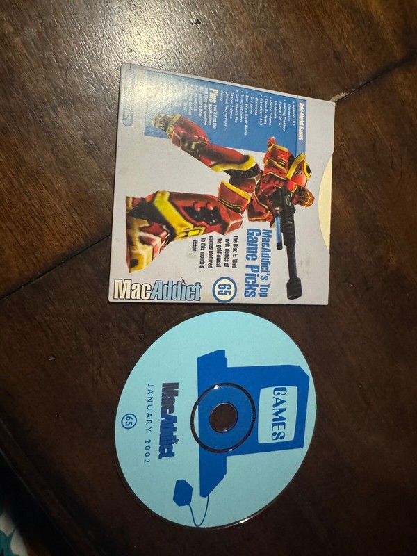 MacAddict #65 PC Computer Program Software 2001 Freeware Apple video game Mac 65