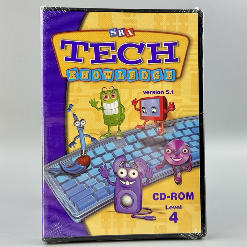 SRA TechKnowledge CD-ROM Local Area Network Level 4 – McGraw Hill – Brand New