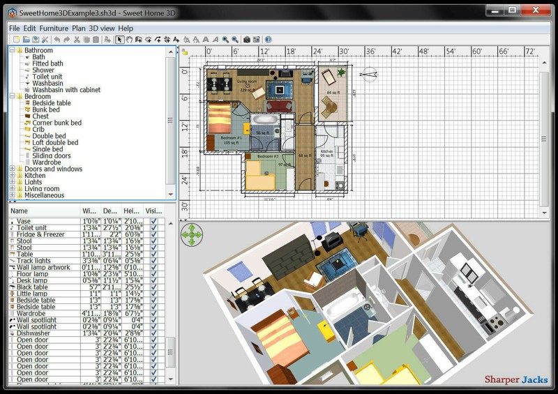 NEW & Fast Ship! Sweet Home 3D Interior Design Decorator Modeling - PC Disc gallery