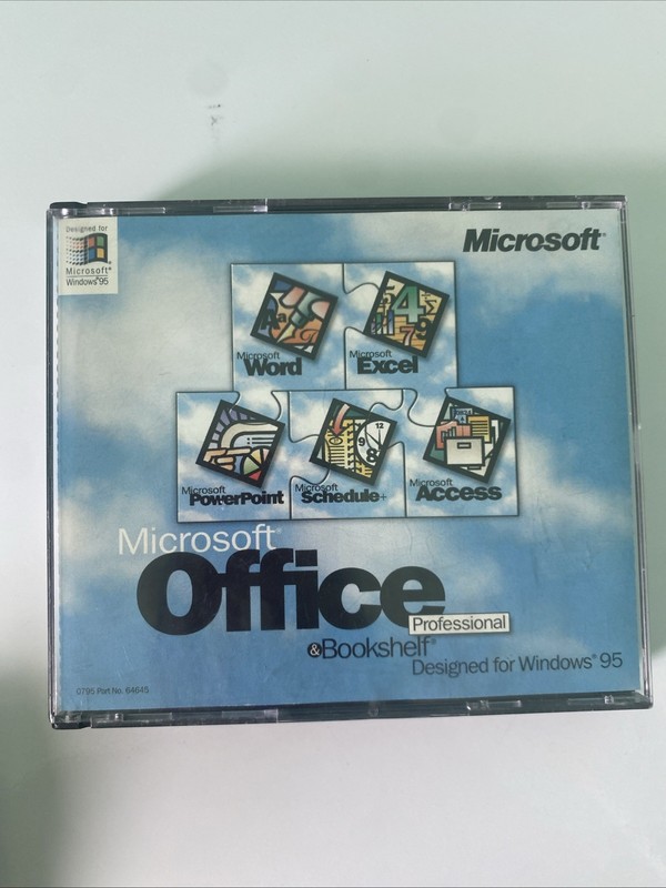 Microsoft Office Bookshelf Proffesional (PC, 1995)