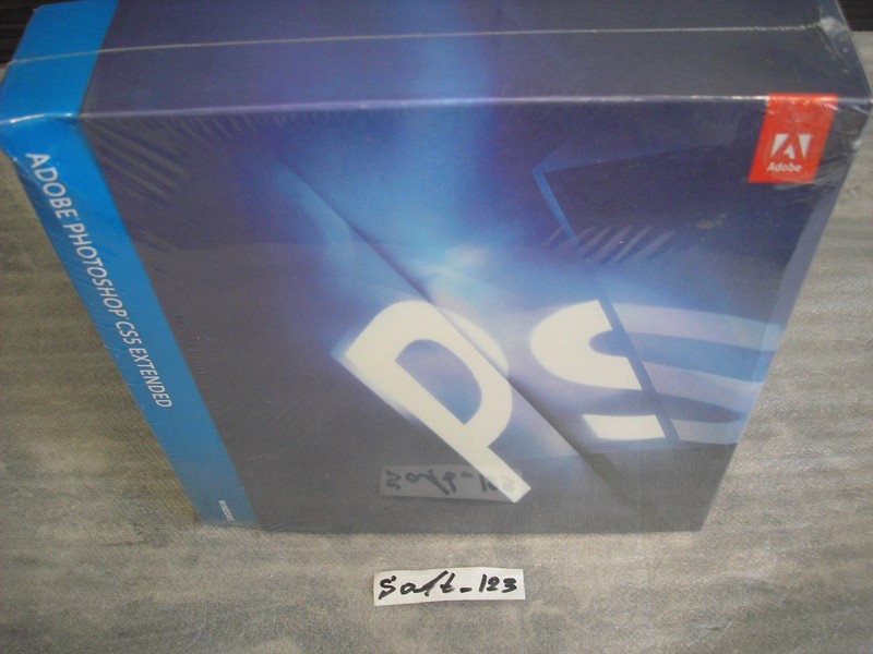 Adobe Photoshop CS5 Extended 64 & 32 bit for Windows PC =NEW SEALED BOX=