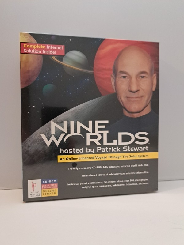 Nine Worlds, Hosted By Patrick Stewart. Online – Enhanced Voyage, 1996 BIG BOX