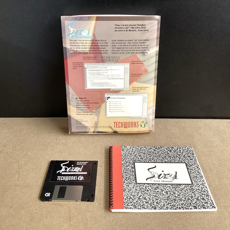 Techworks: “Spiral” Software For Macintosh gallery