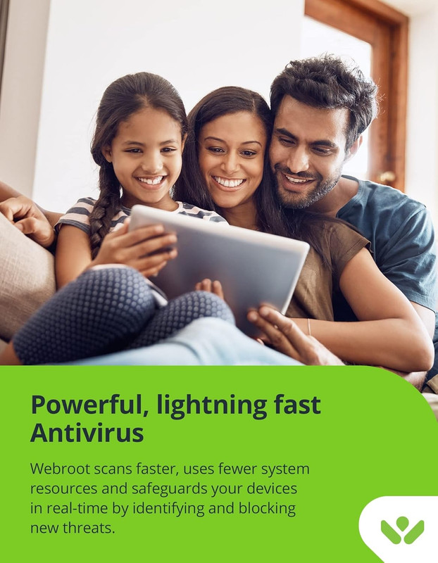Webroot Antivirus Software 2026 | 3 Device | 1 Year Pc/Mac with Keycard gallery