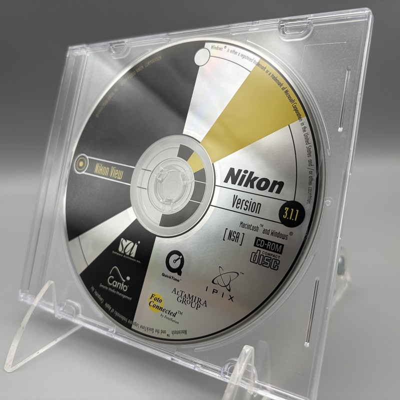 Vintage 2000 Nikon View Version 3.1.1 Photo Software CD-ROM Mac & Windows gallery