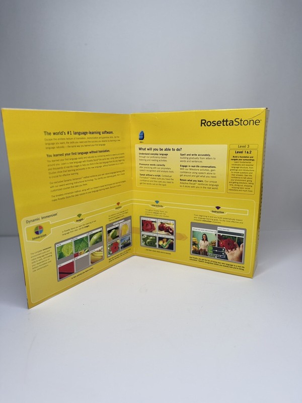 Rosetta Stone Spanish Levels 1 & 2 Version 3 Espanol CD-rom gallery