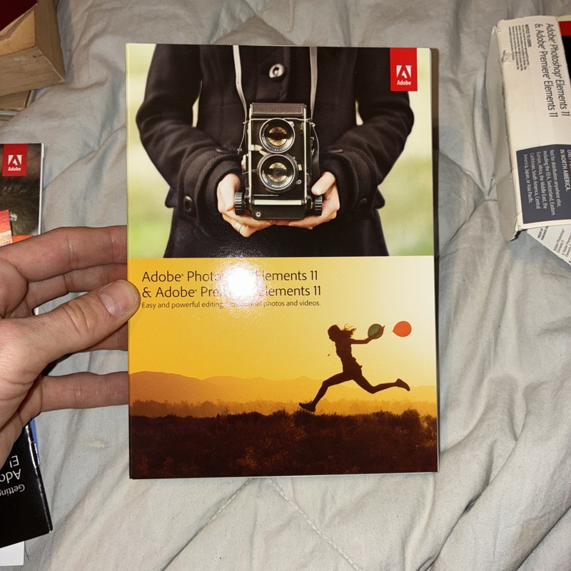 Adobe Photoshop and Premiere Elements 11 for PC, Mac With KEY Big Box gallery