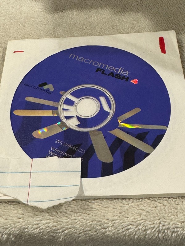Macromedia Flash 4 for Microsoft Windows 95-98-NT – CD ONLY WITH SERIAL #!!