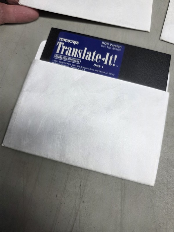 🔥 French Translation Software for IBM PC 3.5 & Floppy Translate to English Used gallery
