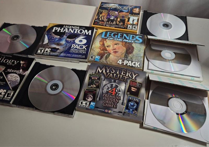 Lot of 5! Various Windows PC Hidden Object Games Phan/Vault/Legend/Magic/Fantasy gallery
