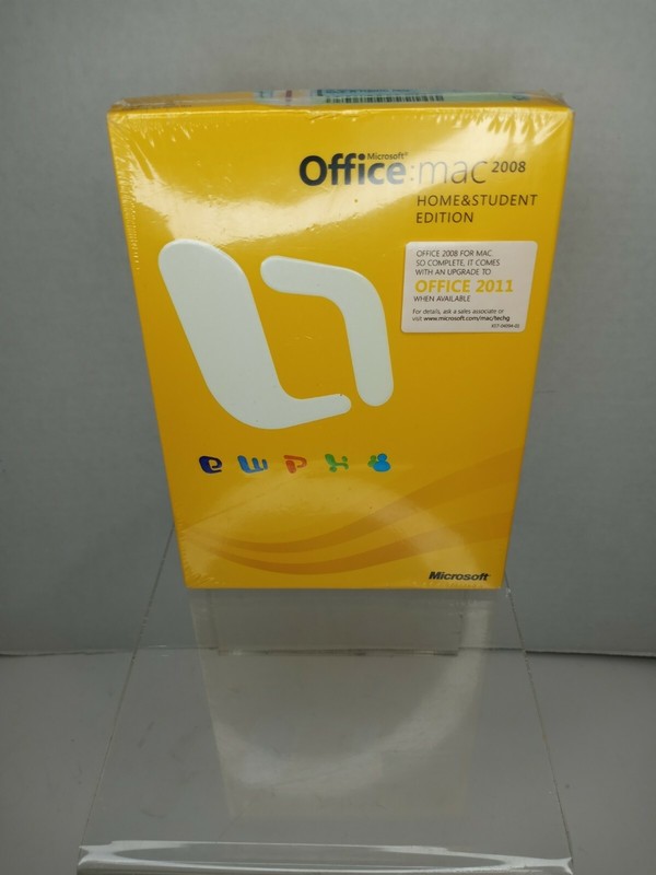 Microsoft Office 2008 Home & Student Edition for Mac w/ 3 Product Keys