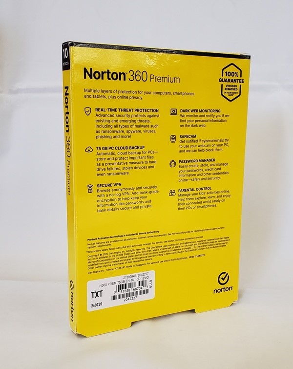 Norton 360 Premium Antivirus software 10 Devices with Auto Renewal Retail Box gallery