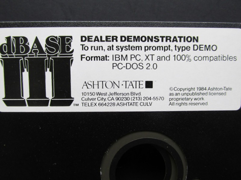 Lot of 9: dBase III, Ashton-Tate, 5.25 / 5 1/4", Floppy Disks / Diskettes gallery