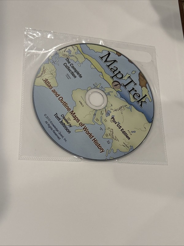 Map Trek: The Complete Collection PC CD-ROM atlas outline maps of world history gallery