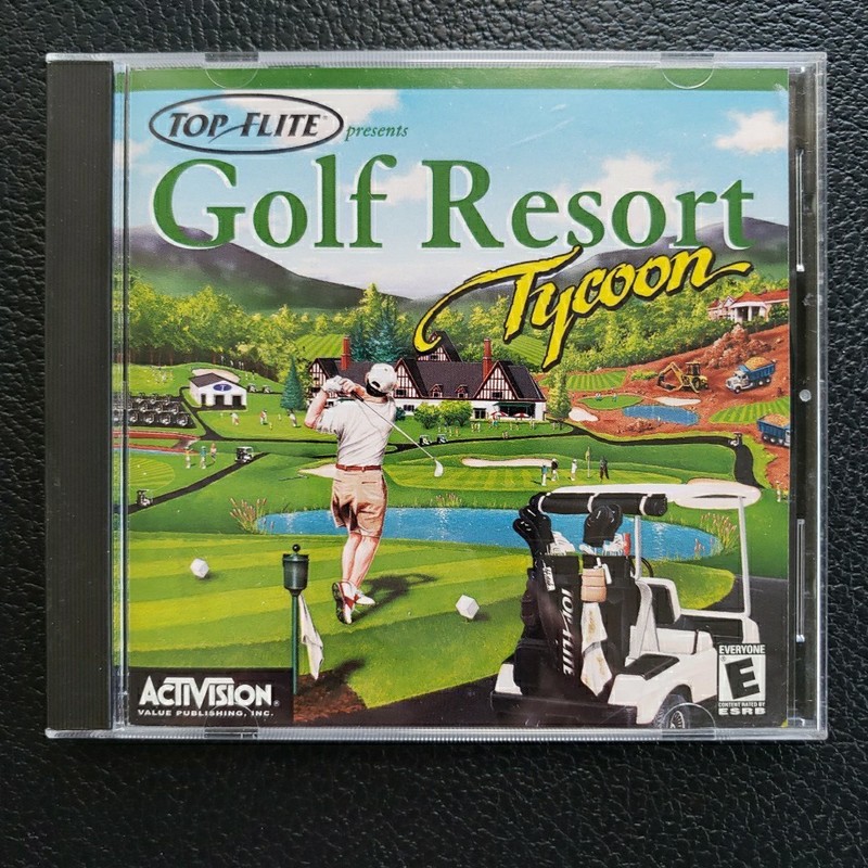 Golf Resort Tycoon Top Flite Activision PC Game Design & Build (PC CD-ROM, 2001)