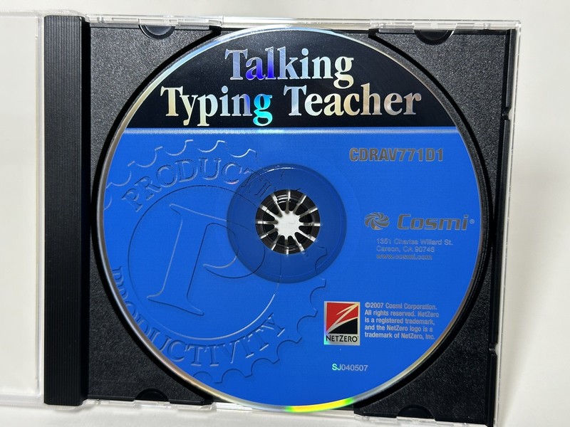 Cosmi Talking Typing Teacher (Windows PC, 2007) NetZero Tested and Working! gallery