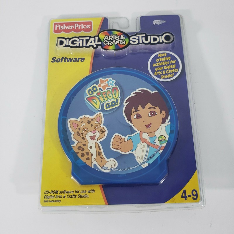 Fisher-Price Digital Arts and Crafts Studio-Go Diego Go Software