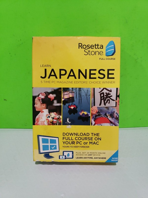 Rosetta Stone Japanese Full Course Software 2 Year Access Any Device Brand New