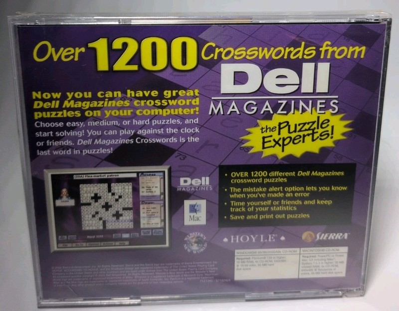 Dell Magazines Crosswords PC CD-ROM Brand New B594 gallery