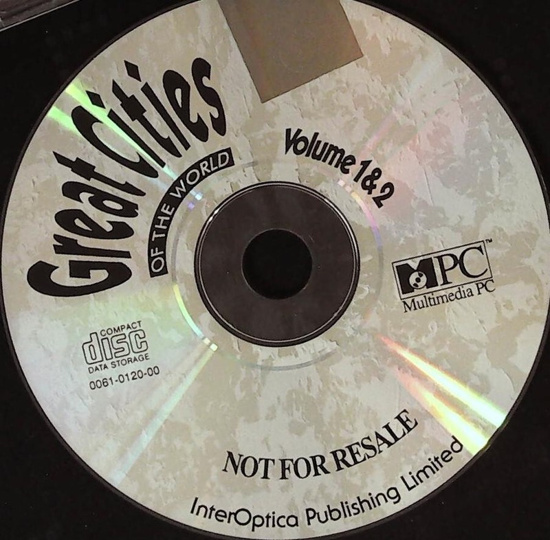 Great Cities of The World Vol.1&2 PC CD-ROM 1990s