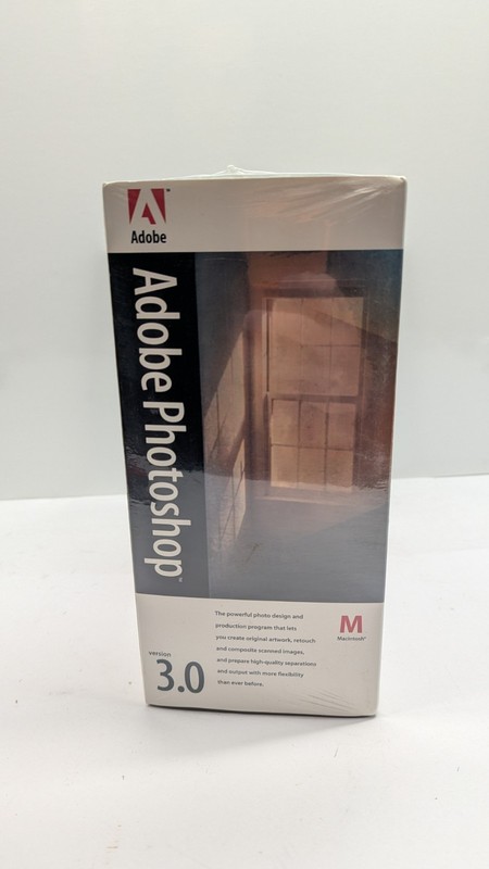 Sealed Adobe Photoshop 3 Macintosh Apple NOS New Collector Software Rare gallery