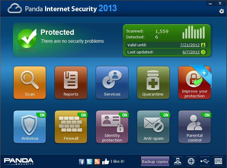 PANDA INTERNET SECURITY 2013 1 PC USER 2 YEAR! Activation License Key AntiVirus gallery