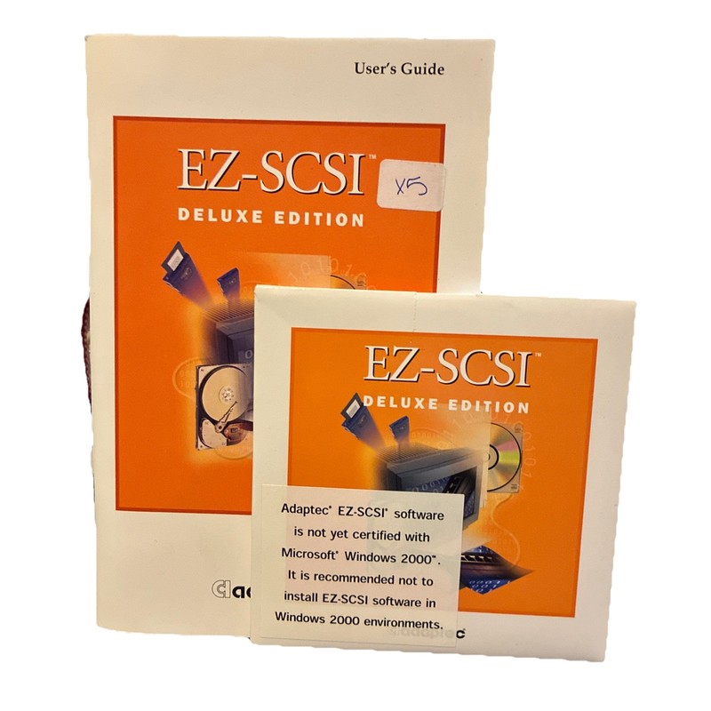 SEALED ADAPTEC EZ-SCSI DELUXE EDITION Ver 5.01 Software for Windows on CD 1999