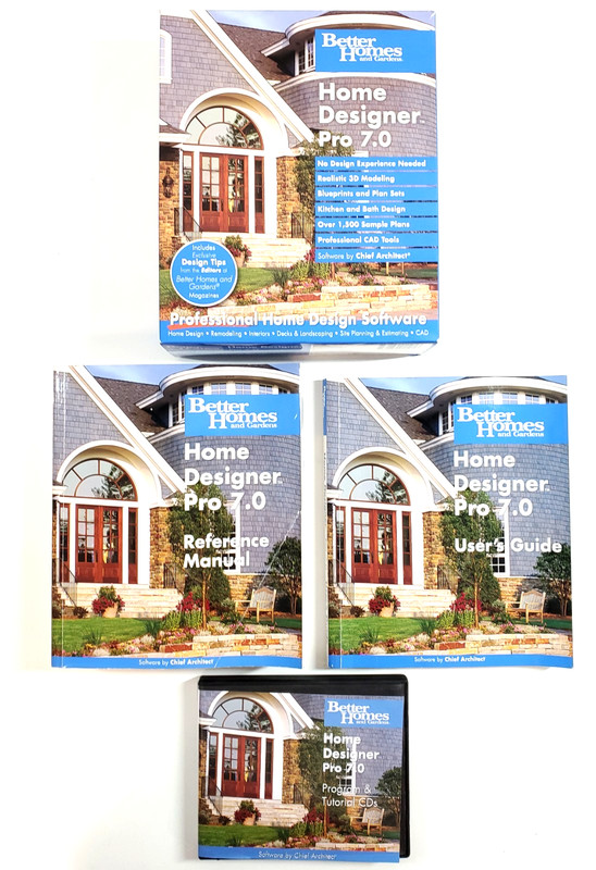Better Homes and Gardens Home Designer Suite Pro 7.0 Software